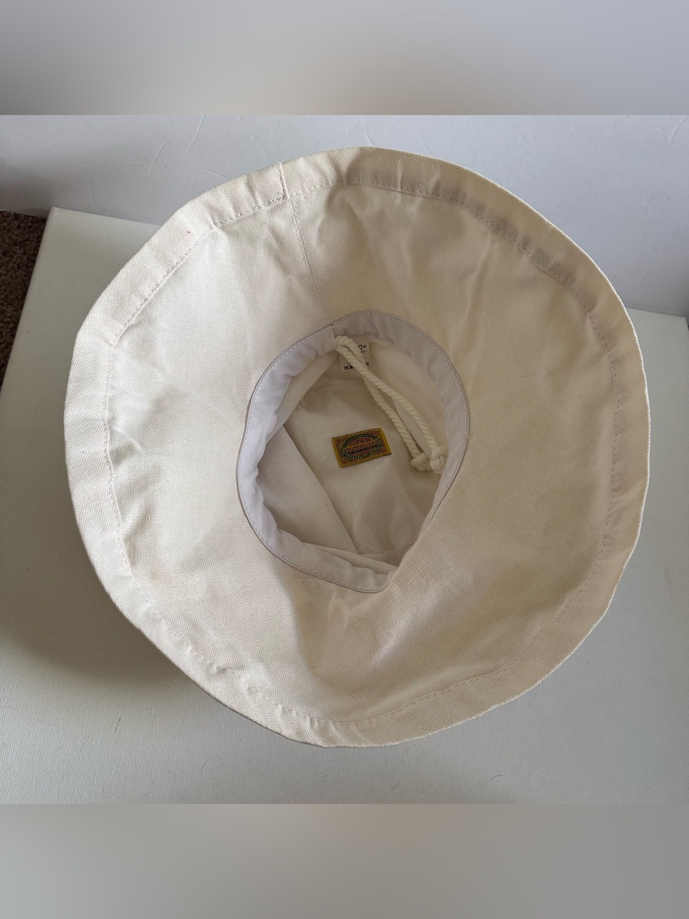 Scala Collezione UPF 50+ Cotton Big Brim Sun Hat Ivory Floppy Beach Resort OS - Picture 9 of 13